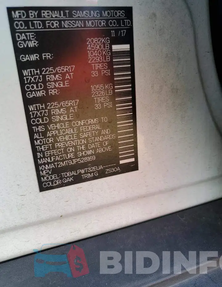 KNMAT2MT9JP528169 Photo# 14