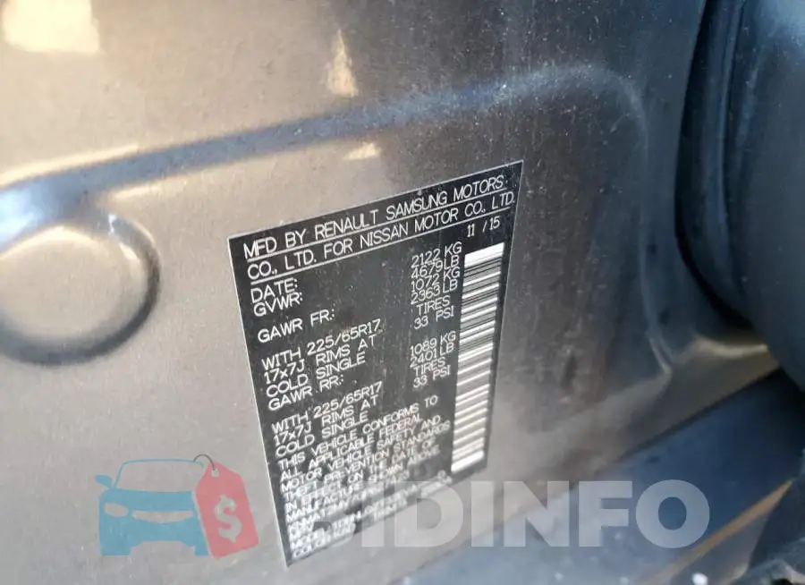 KNMAT2MV7GP627423 Photo# 10