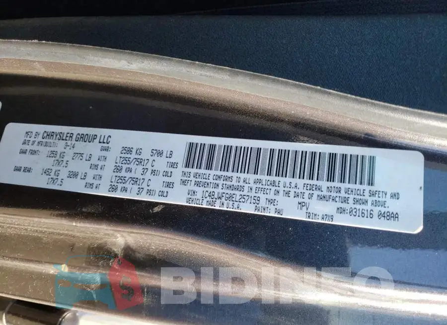 1C4BJWFG0EL257159 Photo# 12