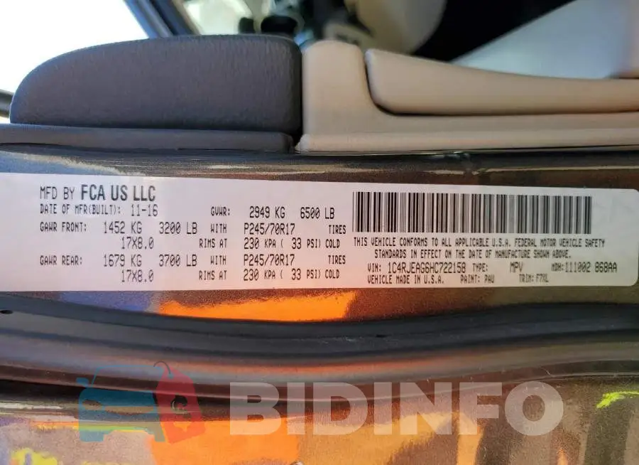 1C4RJEAG6HC722158 Photo# 13