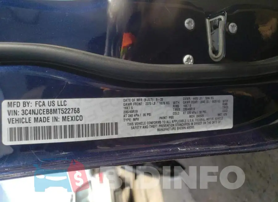 3C4NJCEB8MT522768 Photo# 13