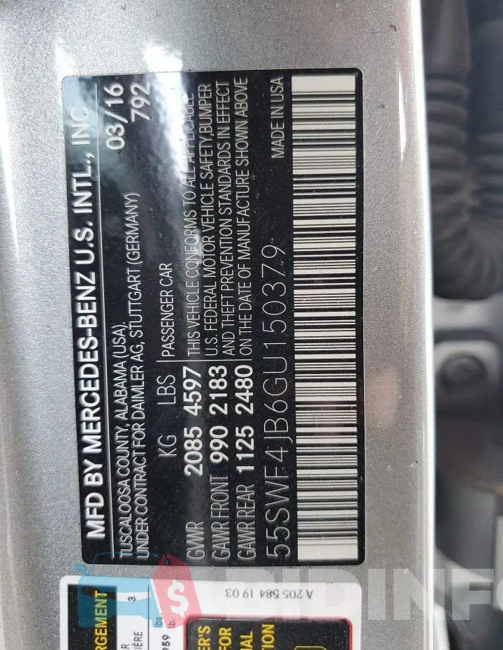 55SWF4JB6GU150379 Photo# 10