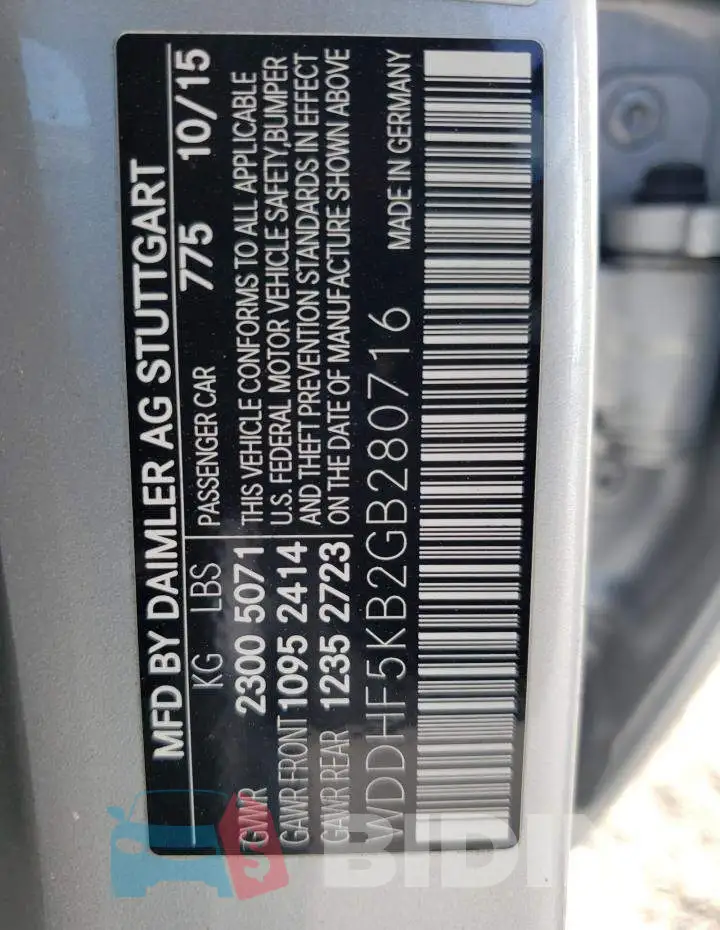WDDHF5KB2GB280716 Photo# 12