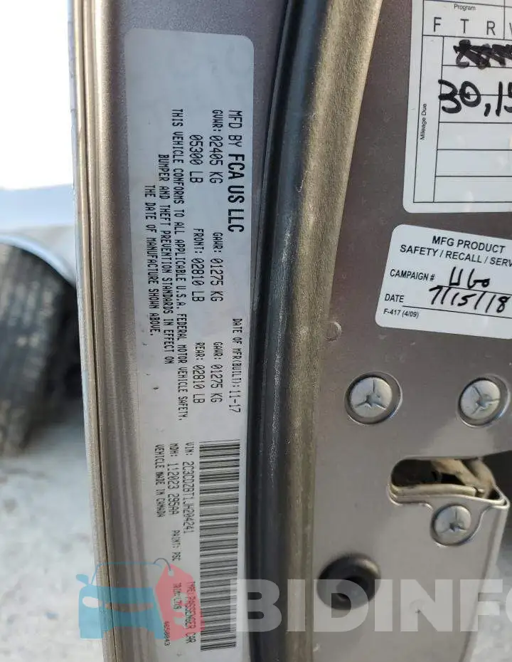 2C3CDZBT1JH204241 Photo# 12