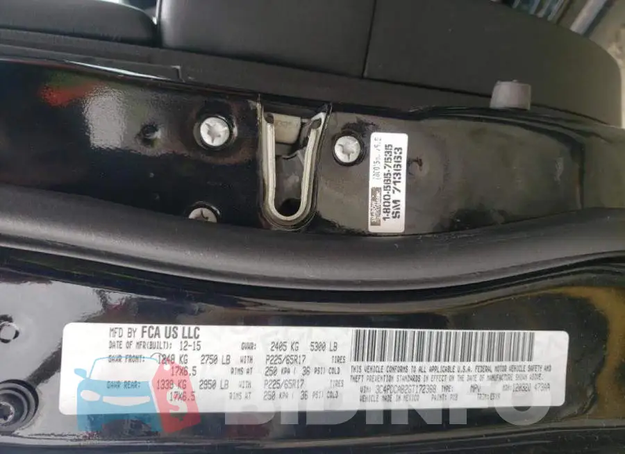 3C4PDCAB2GT172368 Photo# 13