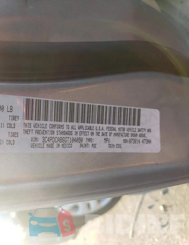 3C4PDCAB6GT104090 Photo# 13