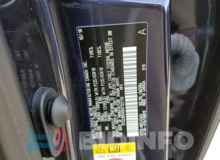 2T2ZZMCA5KC122110 Photo# 13