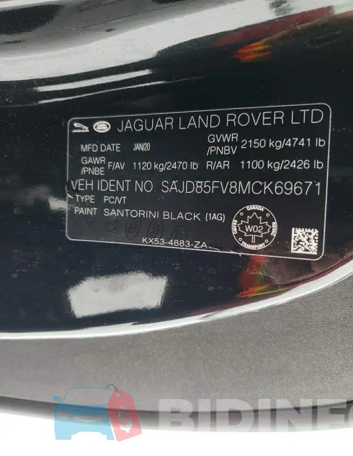 SAJD85FV8MCK69671 Photo# 12