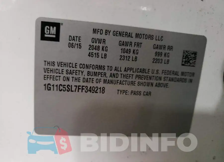 1G11C5SL7FF349218 Photo# 12