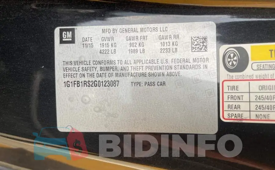 1G1FB1RS2G0123087 Photo# 10