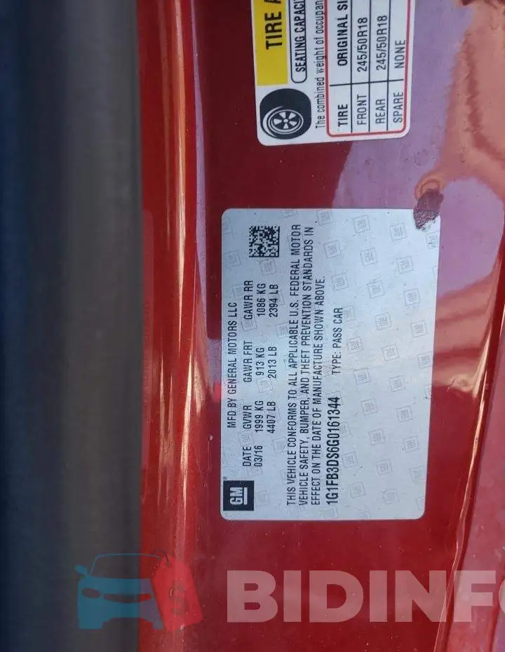 1G1FB3DS6G0161344 Photo# 12
