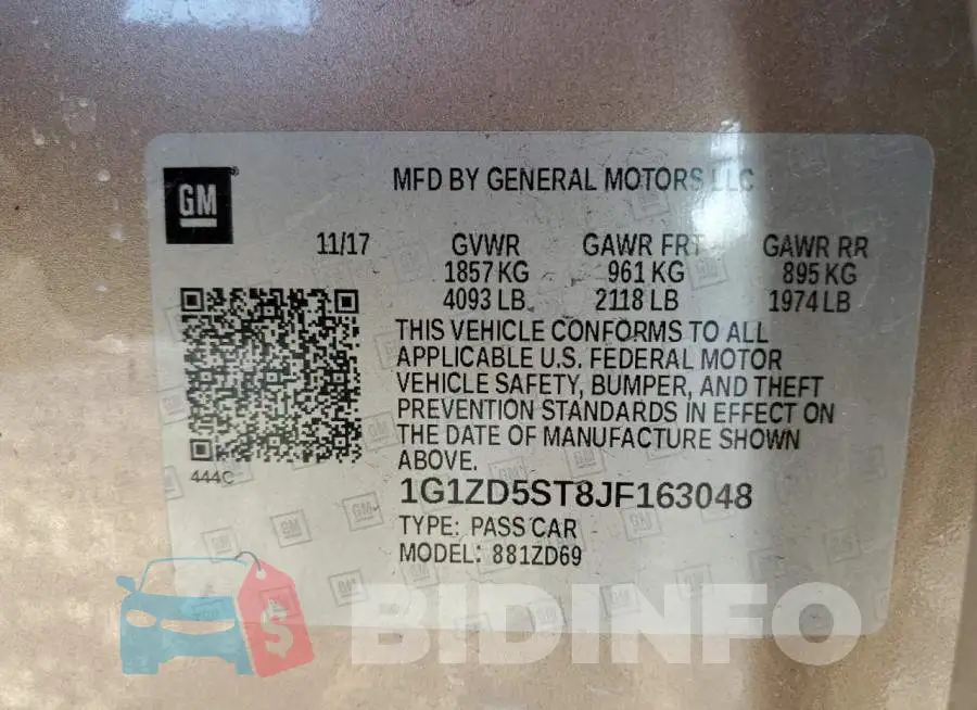 1G1ZD5ST8JF163048 Photo# 12