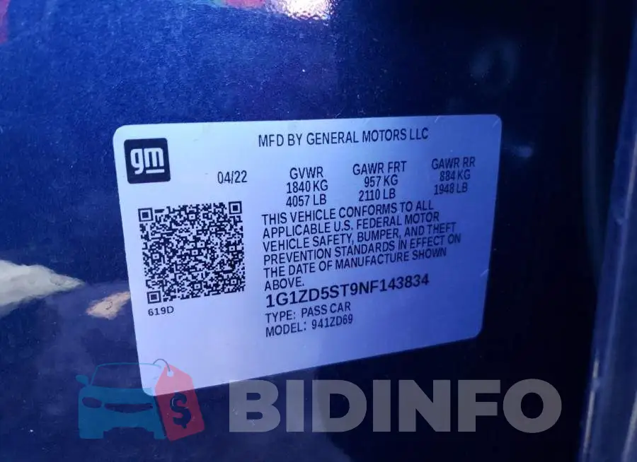 1G1ZD5ST9NF143834 Photo# 12