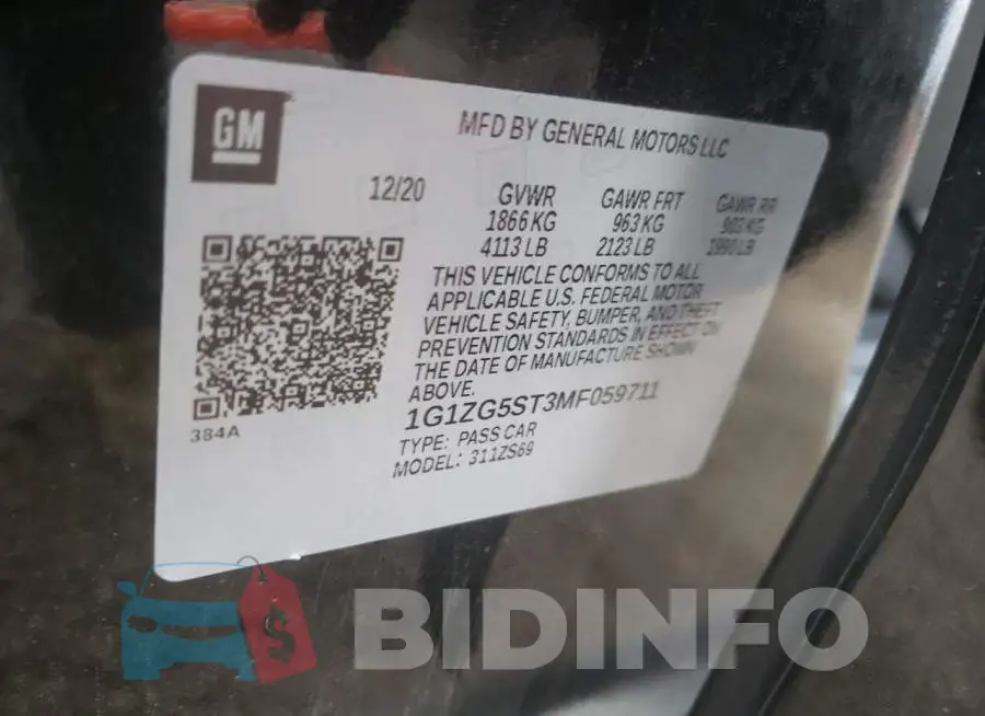 1G1ZG5ST3MF059711 Photo# 10