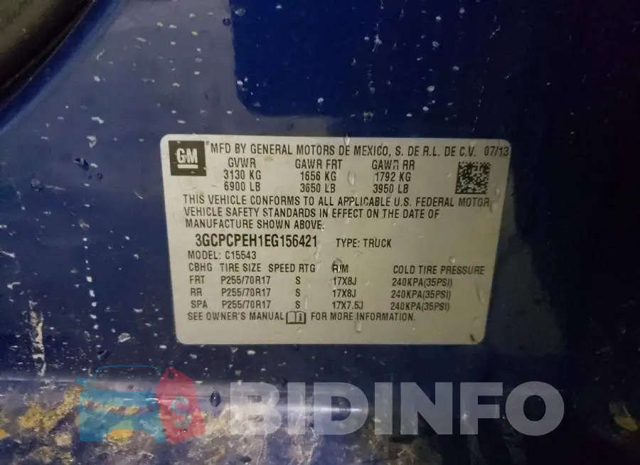 3GCPCPEH1EG156421 Photo# 10