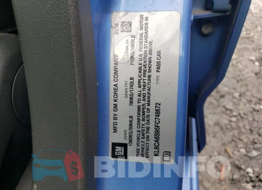 KL8CA6S95FC748672 Photo# 12
