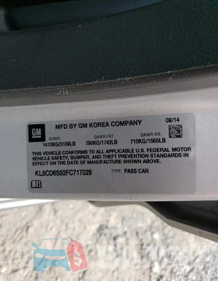 KL8CD6S92FC717029 Photo# 12