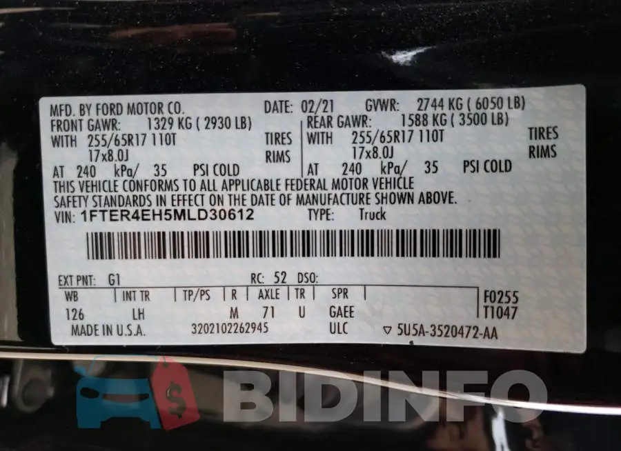 1FTER4EH5MLD30612 Photo# 12