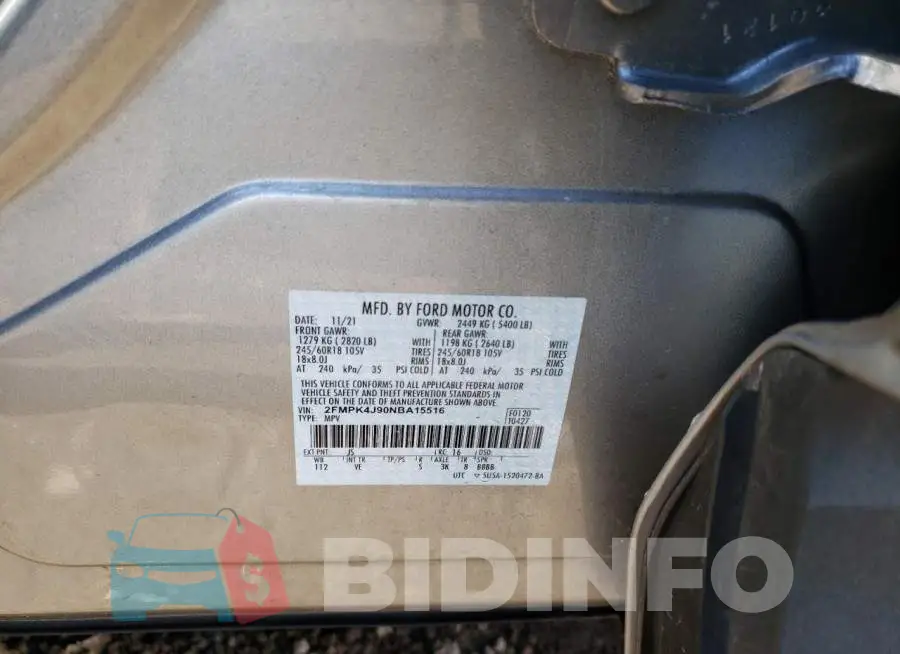 2FMPK4J90NBA15516 Photo# 13