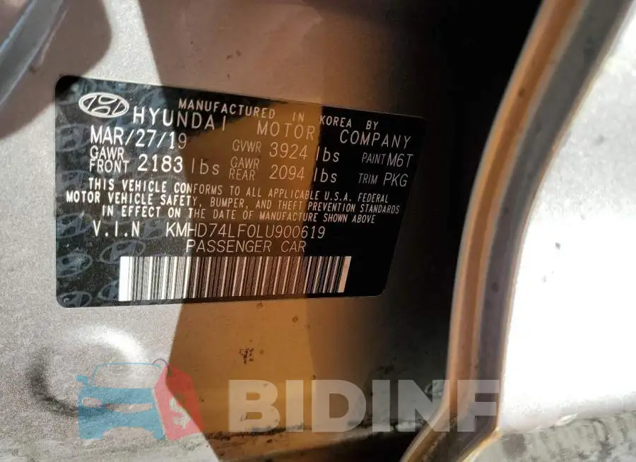 KMHD74LF0LU900619 Photo# 12