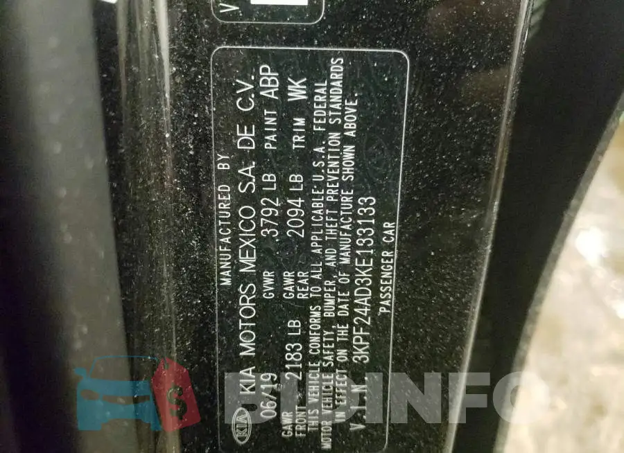3KPF24AD3KE133133 Photo# 13