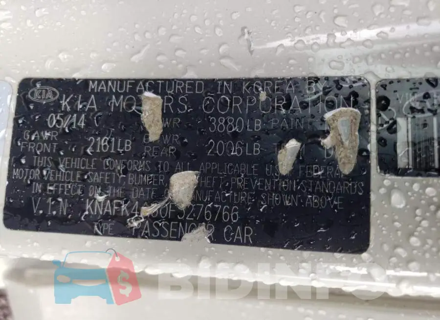 KNAFK4A60F5276766 Photo# 12