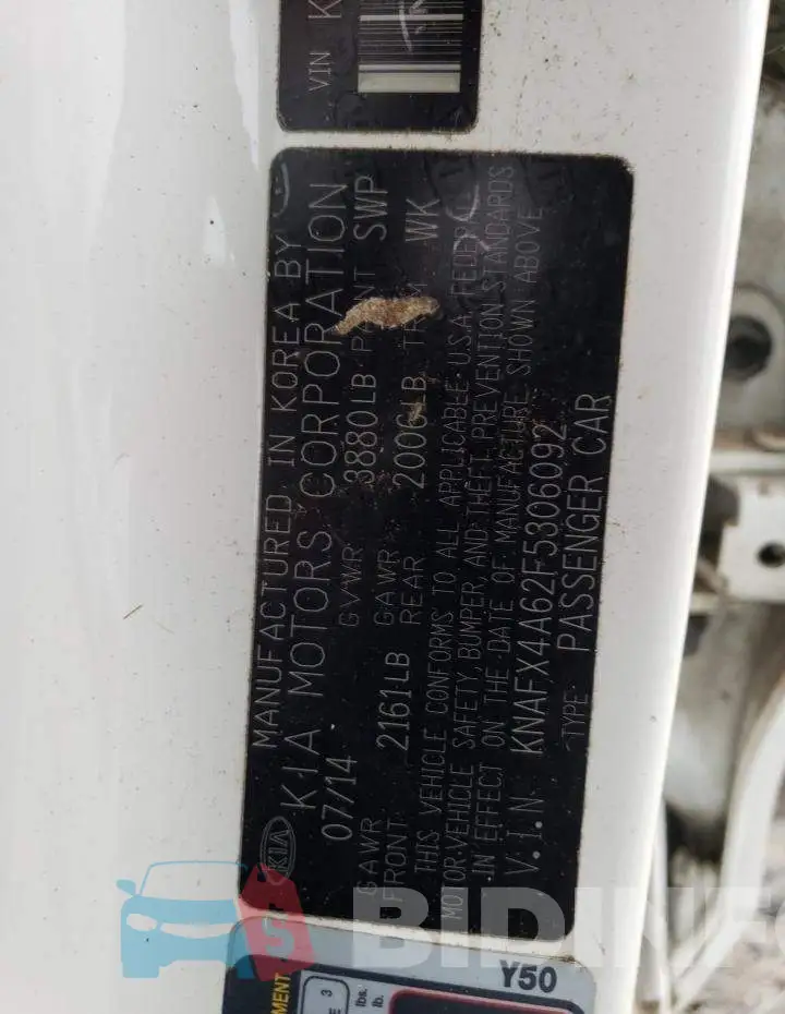 KNAFX4A62F5306092 Photo# 12