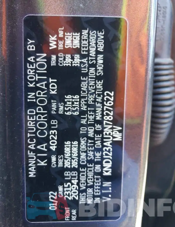 KNDJ23AU3N7827622 Photo# 12