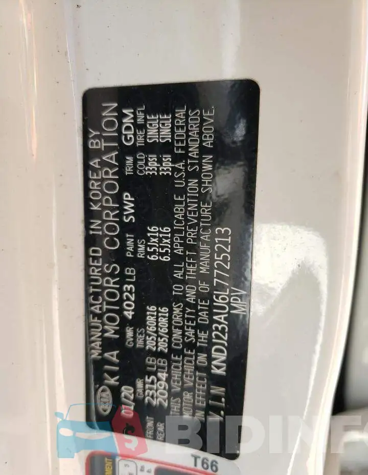 KNDJ23AU6L7725213 Photo# 12