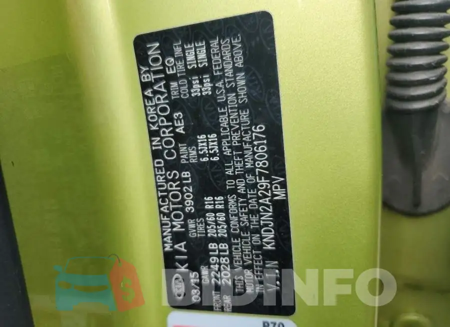 KNDJN2A29F7806176 Photo# 12