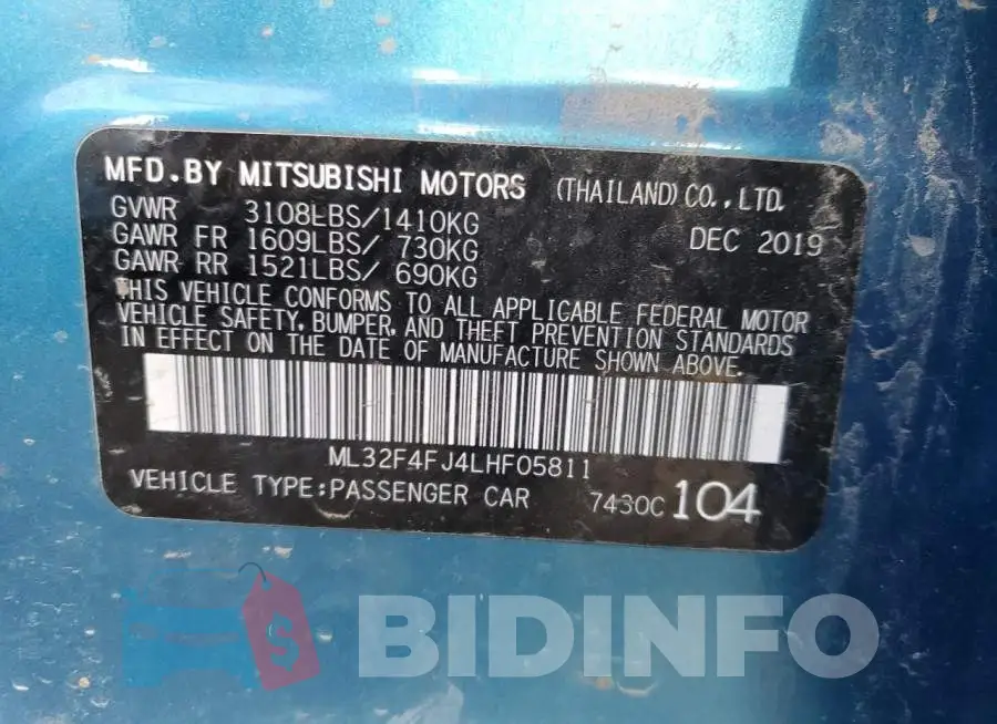 ML32F4FJ4LHF05811 Photo# 12