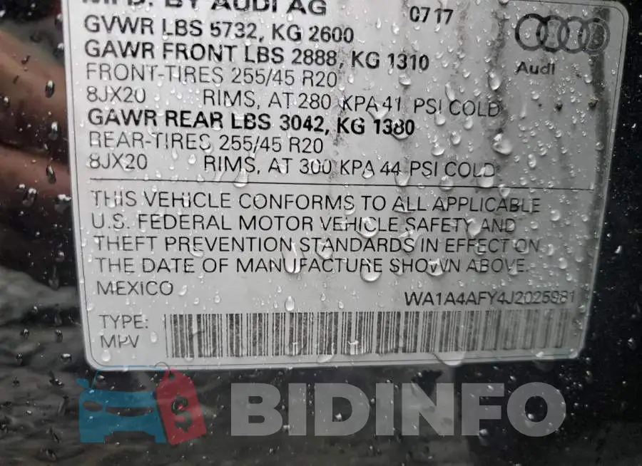 WA1A4AFY4J2025981 Photo# 13