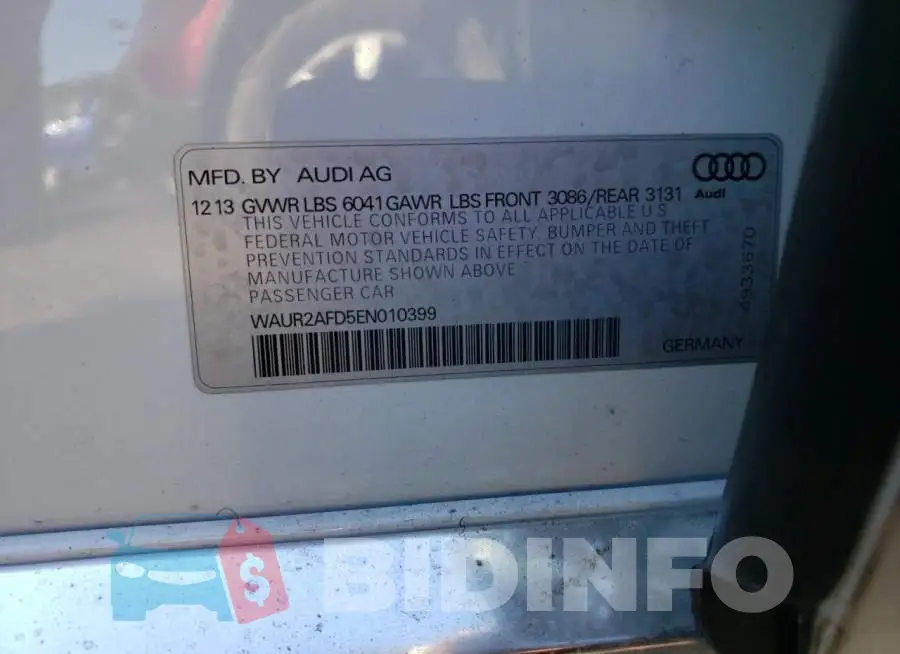 WAUR2AFD5EN010399 Photo# 12