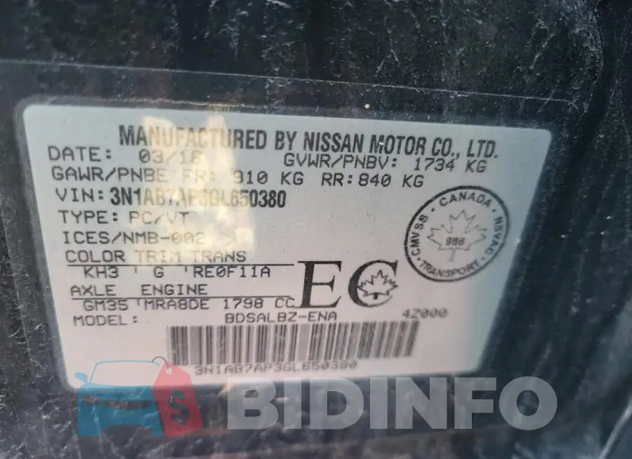 3N1AB7AP3GL650380 Photo# 12