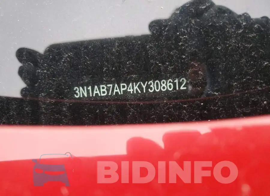 3N1AB7AP4KY308612 Photo# 12