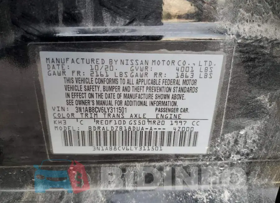 3N1AB8CV6LY311501 Photo# 13