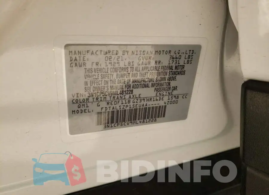 3N1CP5CV9ML481228 Photo# 13