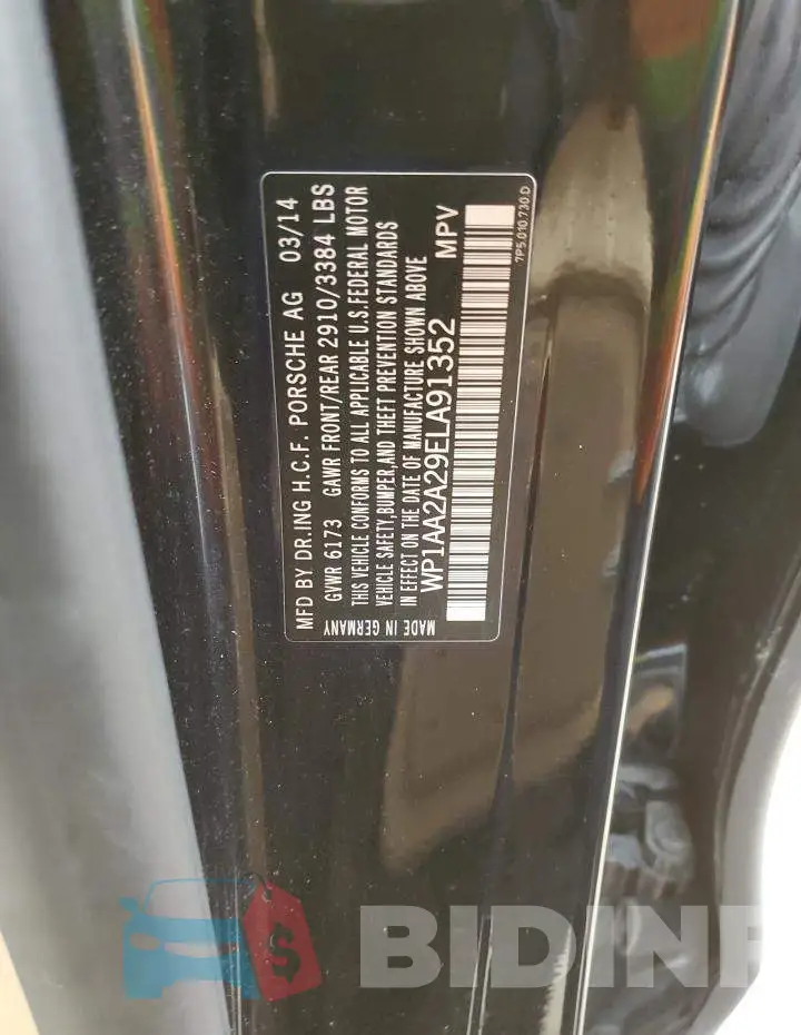 WP1AA2A29ELA91352 Photo# 13