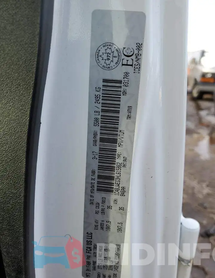 1C4BJWEG3HL615862 Photo# 13