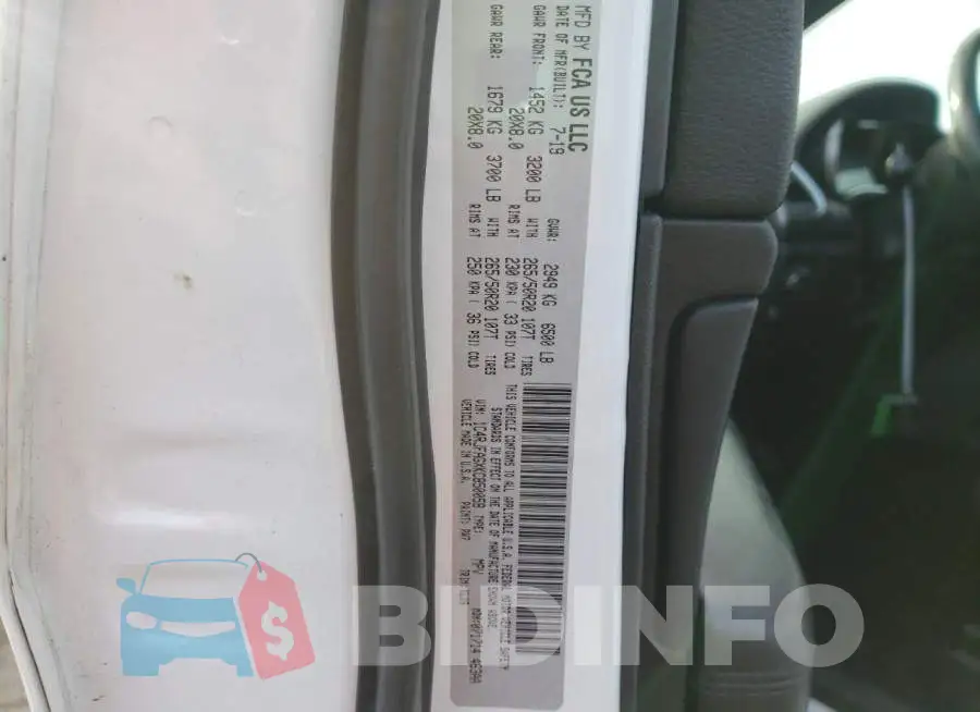 1C4RJFAGXKC850058 Photo# 10