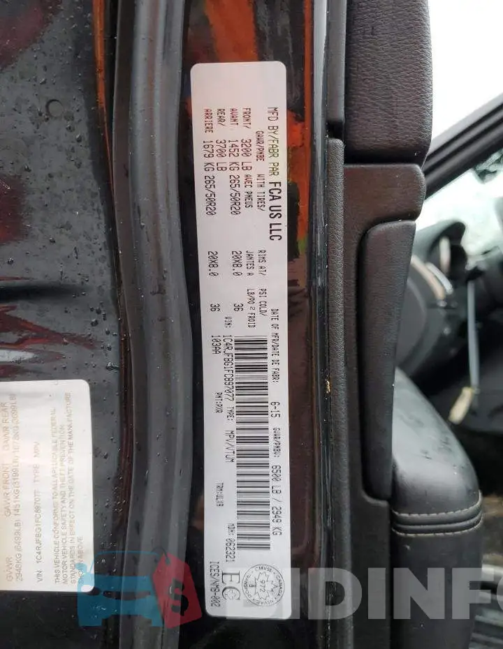 1C4RJFBG1FC897077 Photo# 13