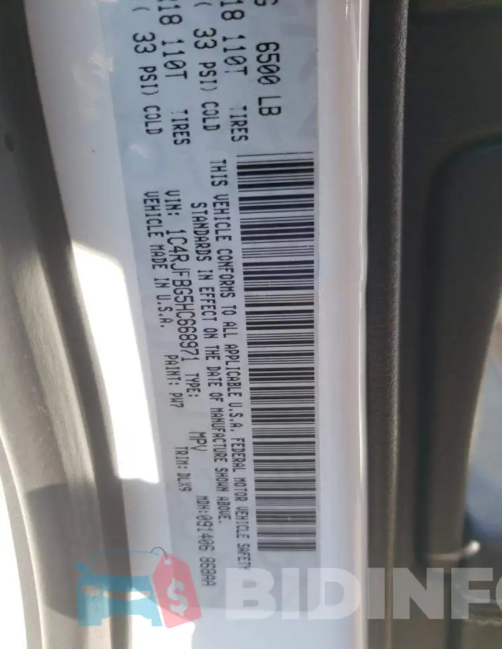 1C4RJFBG5HC668971 Photo# 12