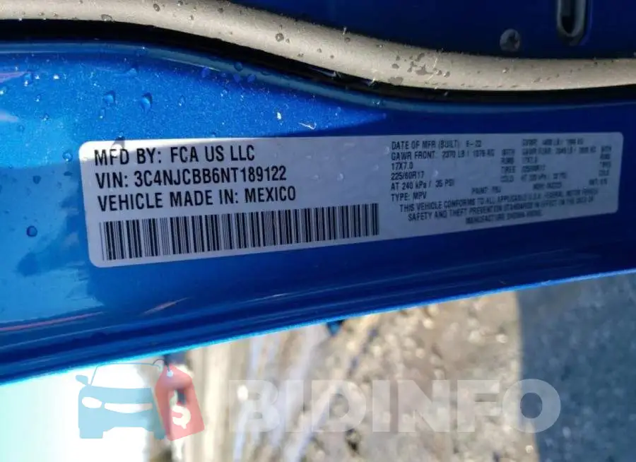 3C4NJCBB6NT189122 Photo# 12