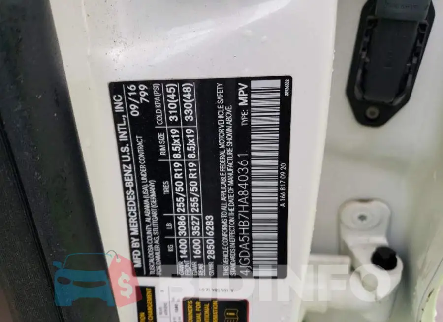 4JGDA5HB7HA840361 Photo# 13