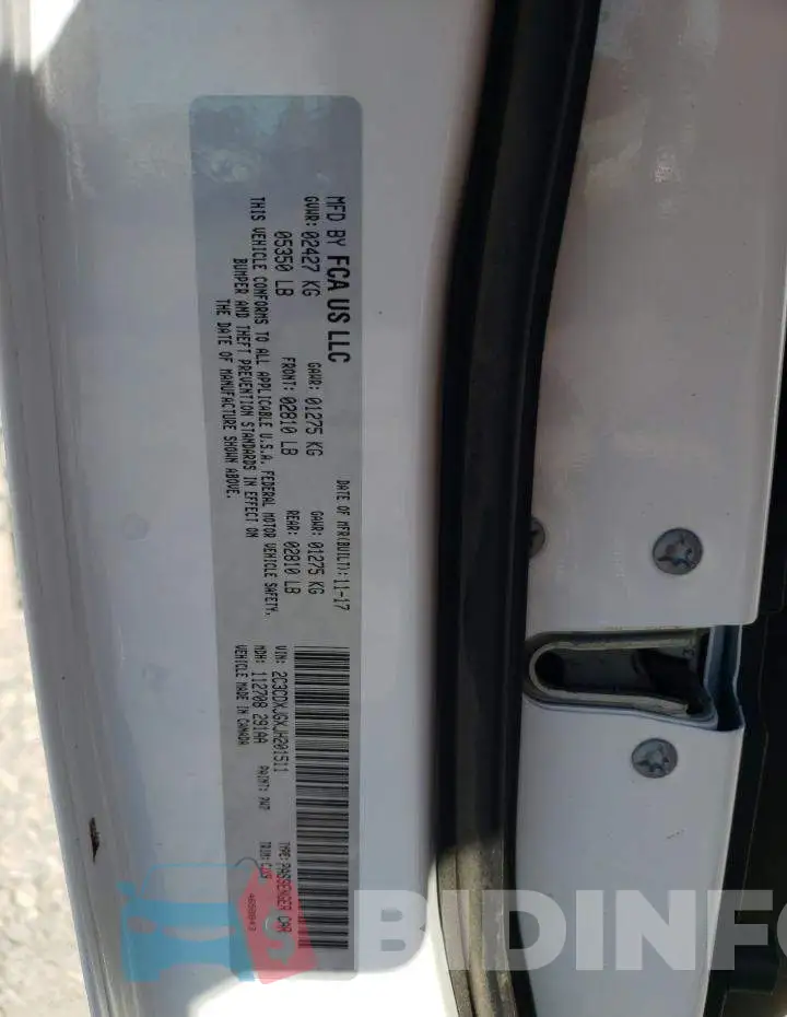 2C3CDXJGXJH201511 Photo# 10