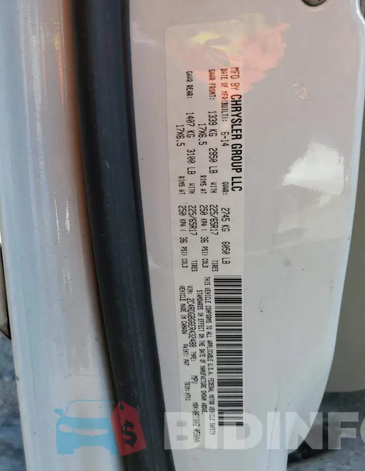 2C4RDGBG6ER432488 Photo# 14