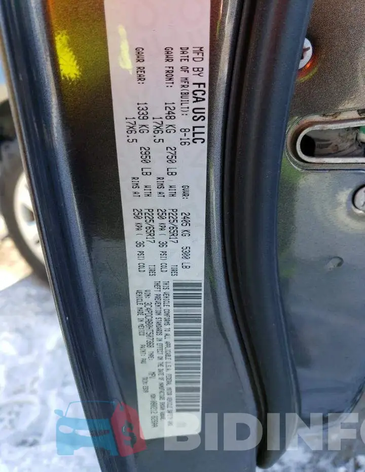 3C4PDCAB0HT507368 Photo# 14