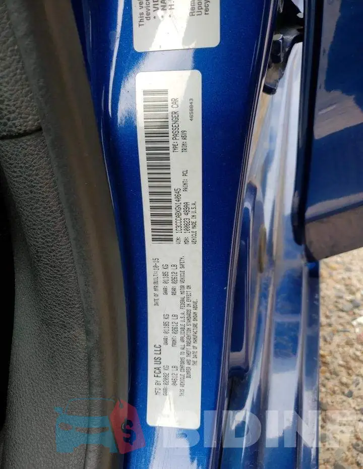 1C3CCCABXGN140645 Photo# 12
