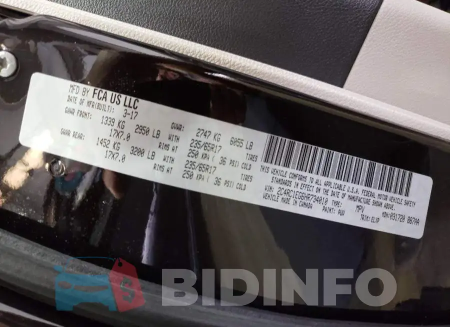 2C4RC1EG6HR734010 Photo# 10