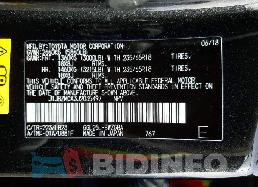 JTJBZMCA3J2035497 Photo# 13